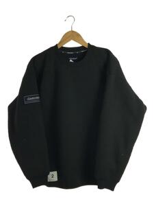 DESCENDANT◆HORIZON FLEECE CREW NECK/2/ブラック//