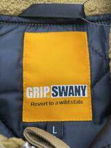 GRIP SWANY◆デッキジャケット/L/コットン/キャメル/無地/GSJ-67_画像3