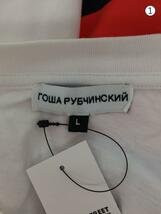 Gosha Rubchinskiy◆Tシャツ/L/コットン/WHT/G012-T004//_画像3