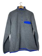 patagonia◆Synchilla Snap-T Pullover/フリースジャケット/L/ポリエステル/GRY/25551FA23//_画像1