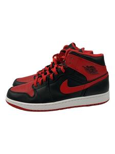 NIKE◆AIR JORDAN 1 MID_エア ジョーダン 1 ミッド/31cm/RED