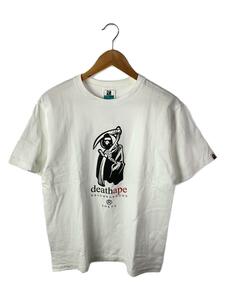 A BATHING APE◆Tシャツ/L/コットン/WHT/プリント