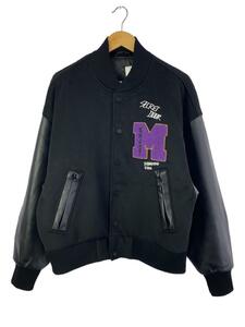 MR.ENJOY DA MONEY◆21AW/basic baseball Jacket/M/ウール/BLK/MEDM00028