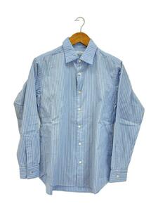 nanamica◆Classic Fit Shirt/長袖シャツ/1/コットン/BLU/ストライプ/SUGS420