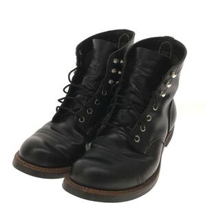 RED WING◆シューズ/27cm/BLK/8080の画像2