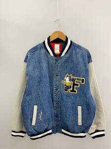 Levi’s◆FELIX THE CAT RV LETTERMAN JACKET/リバーシブル/L/コットン/A1243-0000