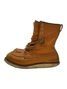 RED WING◆レースアップブーツ/26cm/オレンジ/9877