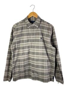 BURBERRY BLUE LABEL◆ジャケット/L/コットン/GRY/チェック/FEK26-905-08