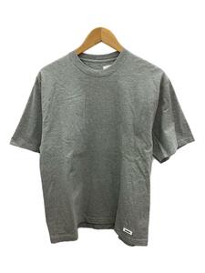 ENNOY◆Tシャツ/3PACK T-SHIRTS/S/コットン/GRY/SS22BRENCT01NTL