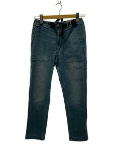 GRAMICCI◆DENIM SLIM FATIGUE PANTS/ボトム/S/コットン/BLU/GMP-21F2048