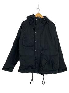 HOUSTON◆N/C SHORT MOUNTAIN PARKA/マウンテンパーカ/XL/コットン/ブラック/51312