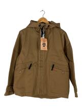 GRIP SWANY◆FIRE PROOF/CAMP PARKA/ダックジャケット/S/コットン/ブラウン/GSJ-51_画像1