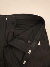 EMPORIO ARMANI◆スラックスパンツ/46/ウール/BLK/ストライプ/RN103723CA37360_画像3