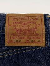 Levi’s Vintage Clothing◆1947年モデル復刻/501XX/ストレートパンツ/36×34/デニム/トルコ製/BIGE/赤耳_画像4