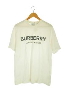 BURBERRY LONDON◆Tシャツ/M/コットン/クリーム/8009495/前身頃小穴有