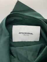 APOCRYPHA/長袖シャツ/-/ポリエステル/グリーン/無地_画像3