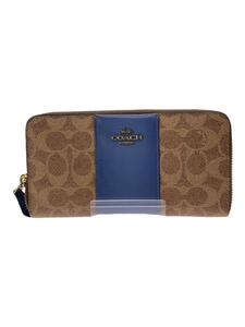 COACH◆長財布/-/BRW/レディース