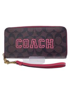 COACH◆長財布/レザー/BRW/総柄/レディース/A2181-CB856