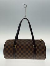 LOUIS VUITTON◆パピヨン26_ダミエ・エベヌ_BRW/PVC/BRW_画像3