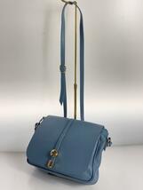 PELLE BORSA◆ショルダーバッグ/レザー/BLU/MADE IN ITALY_画像2