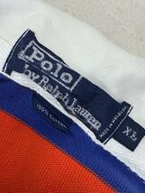 POLO RALPH LAUREN◆ポロシャツ/XL/コットン/マルチカラー/ボーダー/KHWC-004DF_画像3