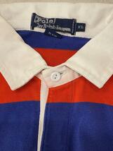 POLO RALPH LAUREN◆ポロシャツ/XL/コットン/マルチカラー/ボーダー/KHWC-004DF_画像5