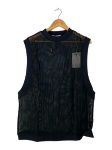 marka◆MESH VEST/ベスト/1/コットン/ブラック/無地/M22A-16CS02A