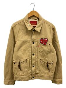 Levi’s RED◆ジャケット/M/コットン/BEG/PC9-A2699-0001/ワッペン後付け