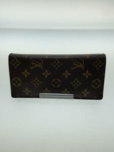 LOUIS VUITTON◆ポルト・フォイユ・ブラザ_モノグラム・キャンバス_BRW/PVC/BRW/メンズ