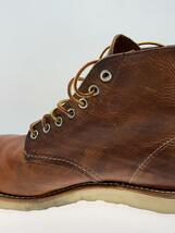 RED WING◆6 classic round/US9/BRW/レザー/9111/若干キズ_画像9