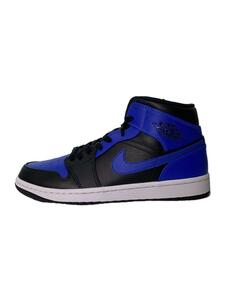 NIKE◆ハイカットスニーカー/26.5cm/BLU/レザー/554724-077