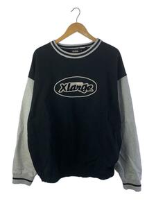 X-LARGE◆22AW/RETRO CREWNECK SWEAT/スウェット/XL/コットン/ブラック/101223012011