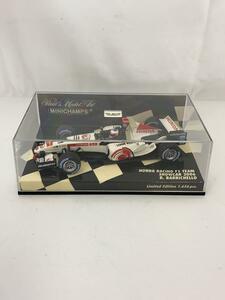 MINICHAMPS◆ミニカー/WHT/060081/ホンダレーシングF1/ショーカー/2006/R.バリチェロ400/1/43