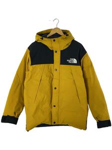 THE NORTH FACE◆MOUNTAIN DOWN JACKET_マウンテンダウンジャケット/L/ゴアテックス/YLW/ND91930