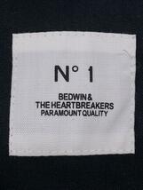 BEDWIN & THE HEARTBREAKERS◆スラックスパンツ/1/ウール/GRY/ストライプ/日本製_画像4