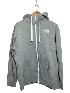 THE NORTH FACE◆REARVIEW FULL ZIP HOODIE_リアビュー フルジップ フーディー/XL/コットン/GRY
