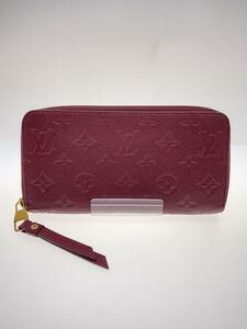 LOUIS VUITTON◆ジッピー・ウォレット_モノグラム・アンプラント_BRD/牛革/BRD/総柄/レディース