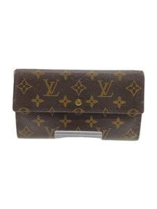 LOUIS VUITTON◆ポルト・トレゾール・インターナショナル_モノグラム・キャンバス_BRW/PVC/BRW/レディース