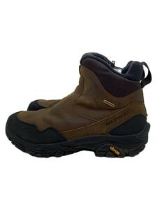 MERRELL◆COLDPACK 3 THERMO TALL ZIP WP/28cm/BRW/レザー/J037201