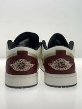 NIKE◆Air Jordan 1 Low SE/ローカットスニーカー/US11/ボルドー/レザー/FJ5735-100_画像6