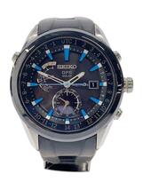 SEIKO◆ASTRON/アストロン/GPSソーラー/ソーラー腕時計/アナログ/ラバー/ブラック/7X52-0AB0_画像1