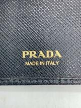 PRADA◆キーケース/レザー/BLK/レディース/1PG222/サフィアーノ_画像5