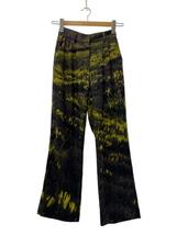 AMERI◆ボトム/CAMILA STRAIGHT TUCK PANTS/S/ポリエステル/総柄/01220860620_画像1