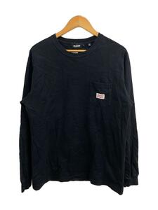 X-LARGE◆長袖Tシャツ/L/コットン/BLK/101211011011