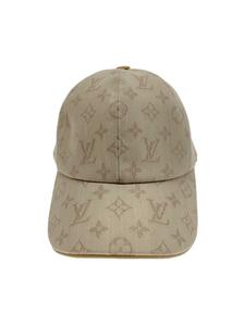 LOUIS VUITTON◆キャップ/-/コットン/CRM/総柄/レディース/M77541