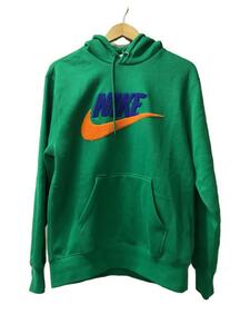 NIKE◆BB CHNL FTRA/パーカー/M/コットン/GRN/FN3105-365