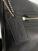 COACH◆ショルダーバッグ/レザー/BLK/F54796/角スレ有_画像5