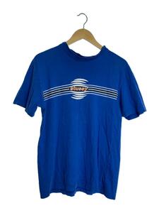 STUSSY◆OLD STUSSY/オーストラリア製/Tシャツ/S/コットン/ブルー/プリント