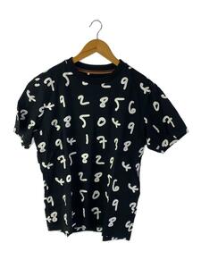 Paul Smith◆Numbers プリントTシャツ/S/コットン/BLK/無地/203508 919T