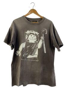 SAINT MICHAEL◆Tシャツ/L/コットン/GRY/SM-A21-0000-001